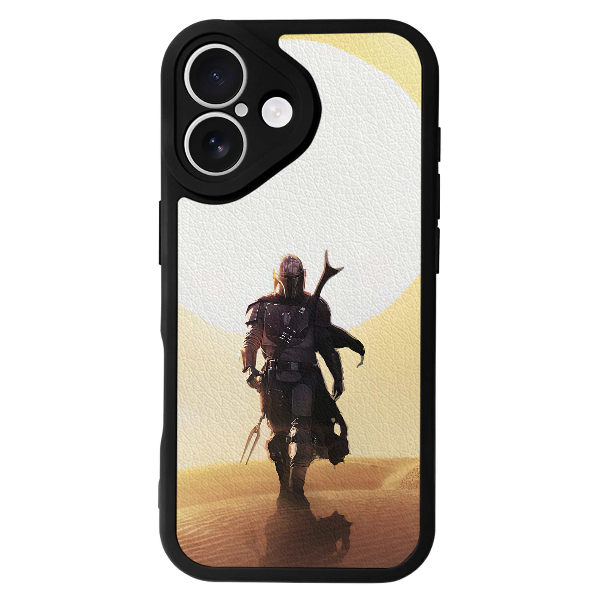 （画像用） スター・ウォーズ Star Wars 【iPhone 16シリーズ対応】シリコンスマホケース（レザー調） 材質：シリコン